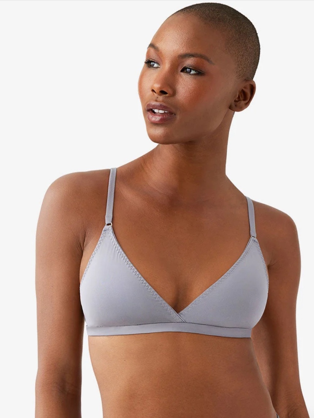 b.tempt’d by Wacoal Soft Cup Bralette Gray XL NWT